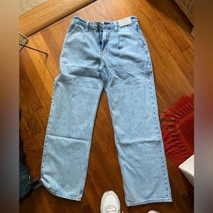 Brand new the moose high rise Abercrombie pants 27 Runs small